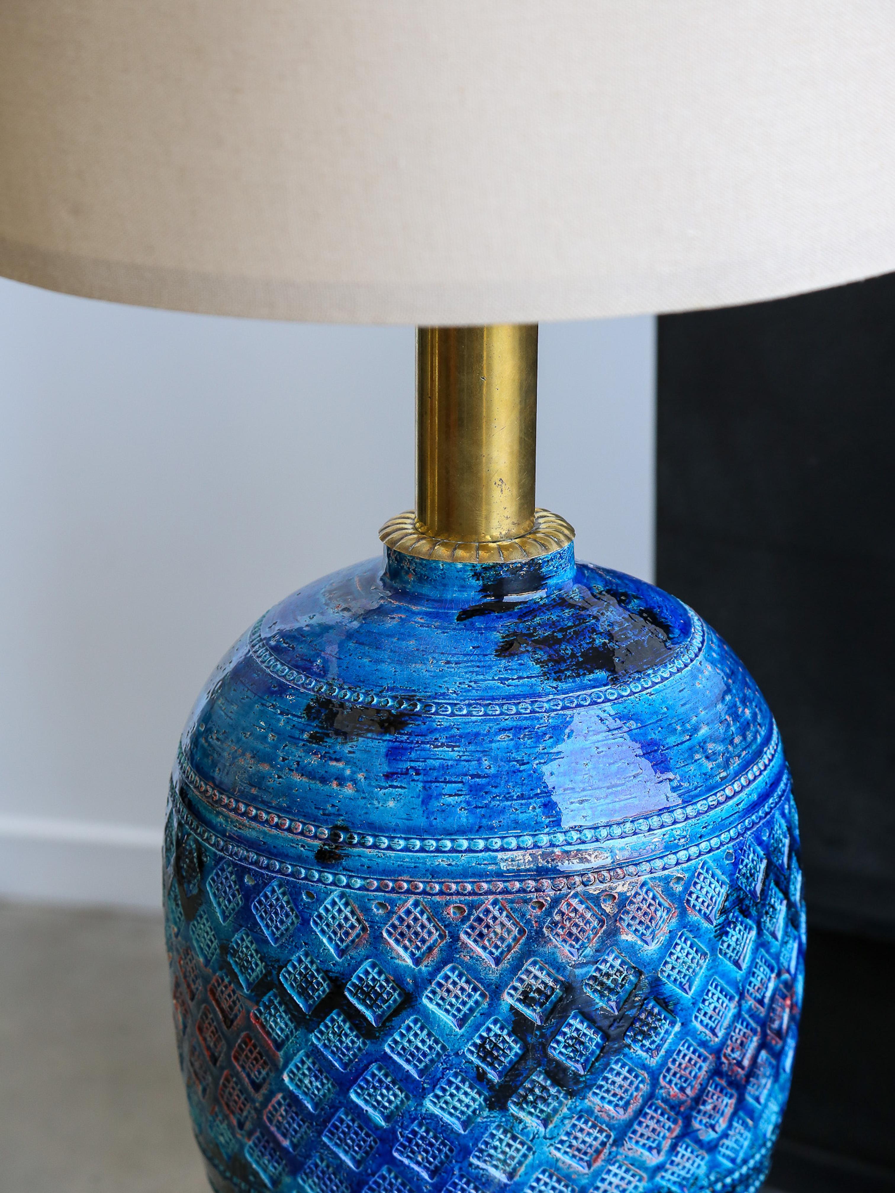 bitossi blue lamp