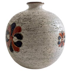 Vaso a sfera Chamotte Bitossi by Aldo Londi, Italia, anni '60