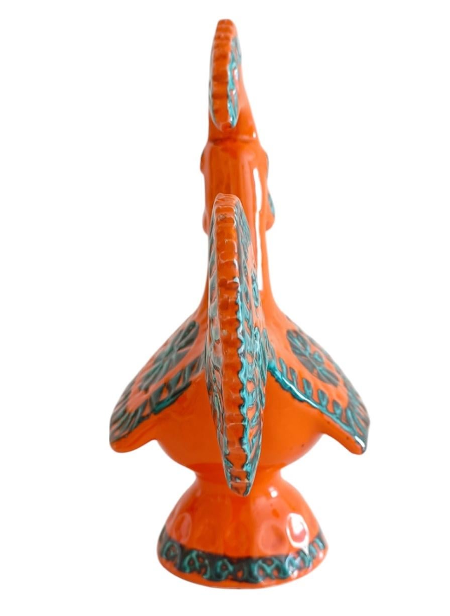 Bitossi by Aldo Londi Italian Vintage Ceramic Rooster, 1960s For Sale 7