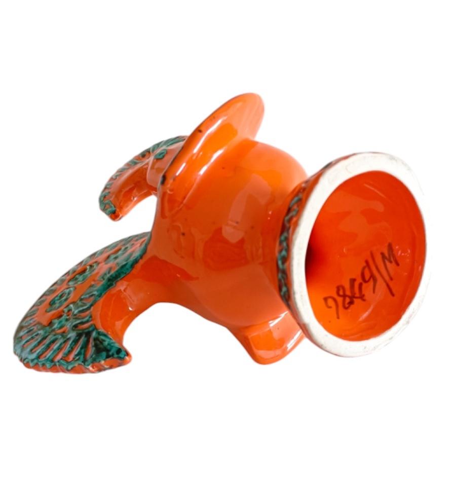 Bitossi by Aldo Londi Italian Vintage Ceramic Rooster, 1960s For Sale 9
