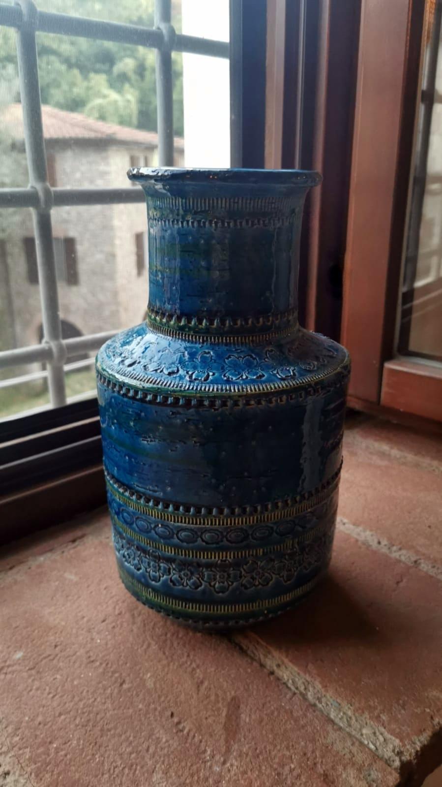 Bitossi By Aldo Londi Italian Vintage Glazed Ceramic Vase For Sale 10
