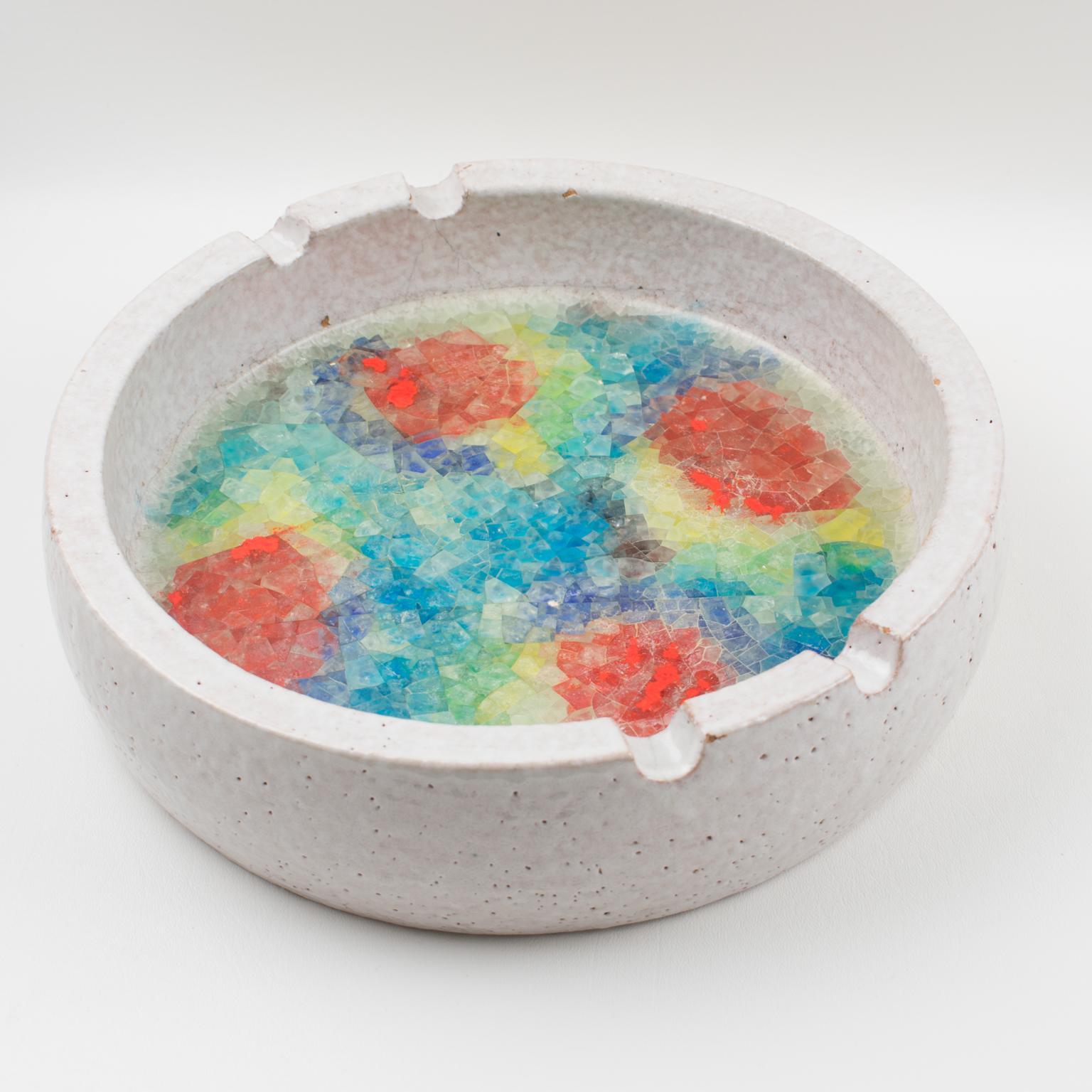 Centrotavola Vide Poche in ceramica e mosaico di Bitossi in vendita 4