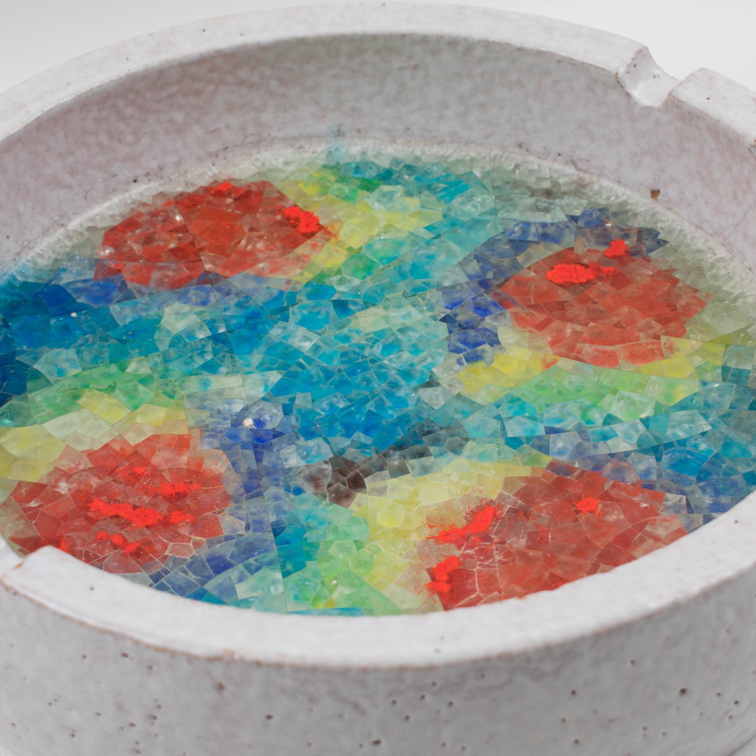 Italiano Centrotavola Vide Poche in ceramica e mosaico di Bitossi in vendita
