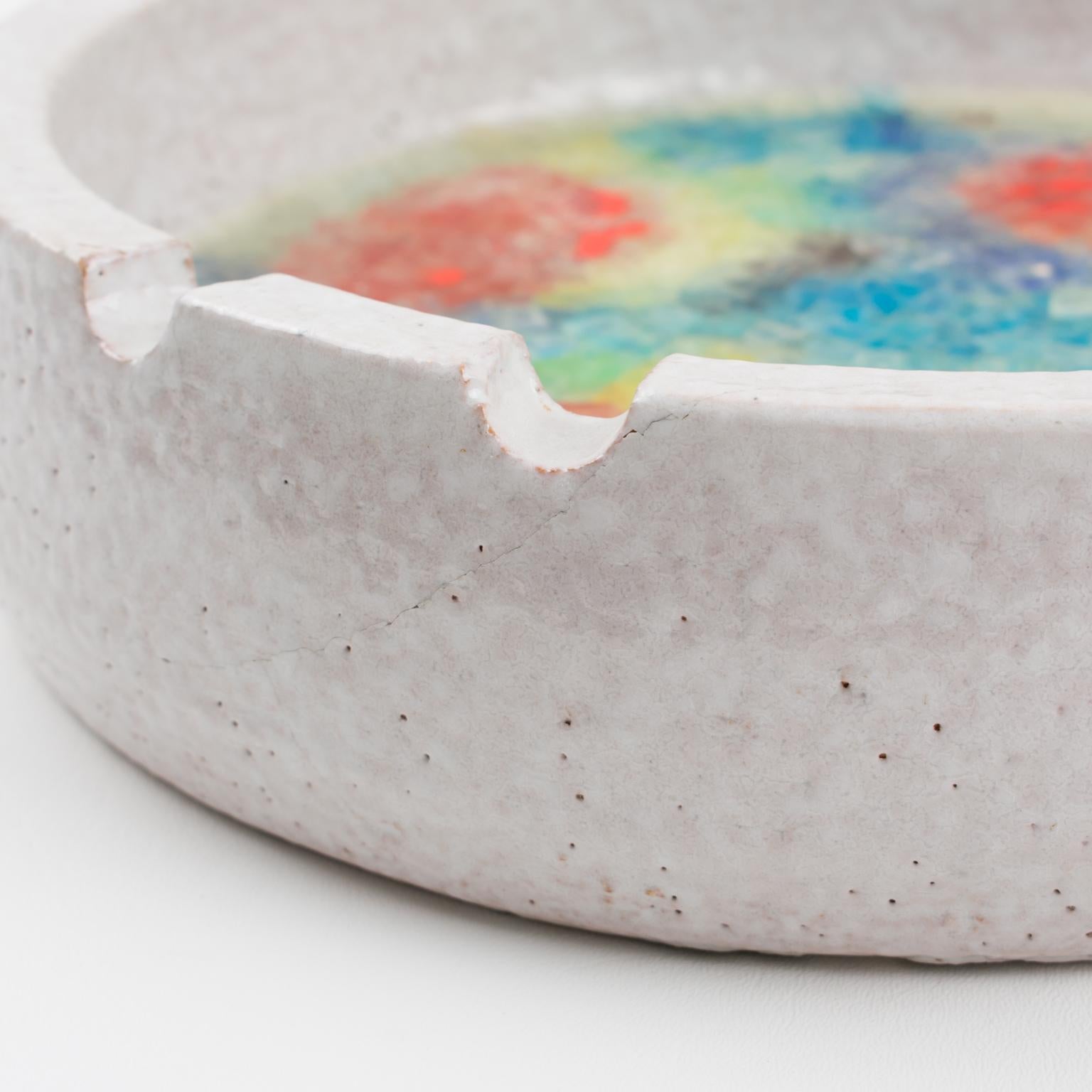 Metà XX secolo Centrotavola Vide Poche in ceramica e mosaico di Bitossi in vendita