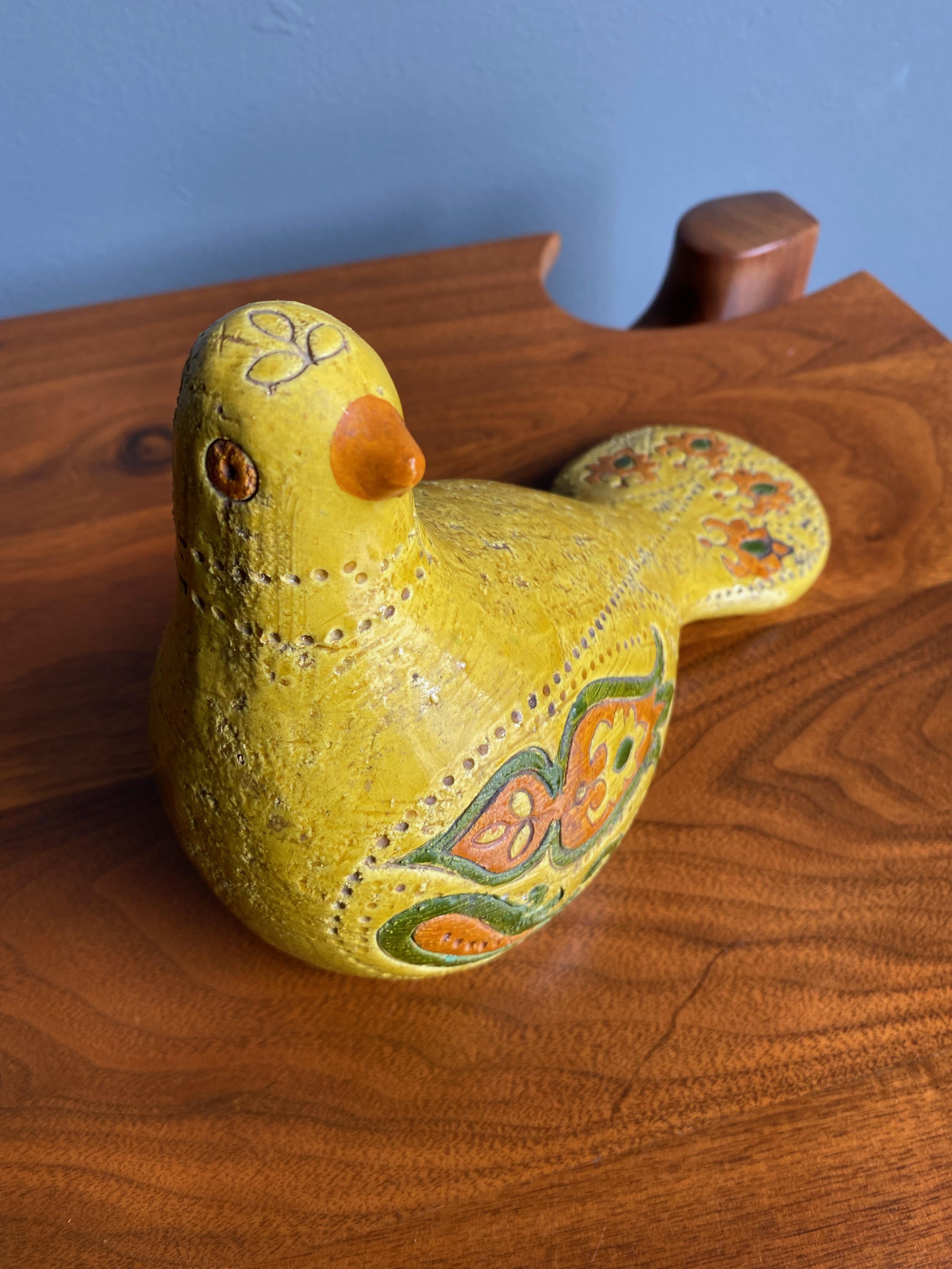 Bitossi Ceramic Bird Sculpture for Raymor, circa 1960 2