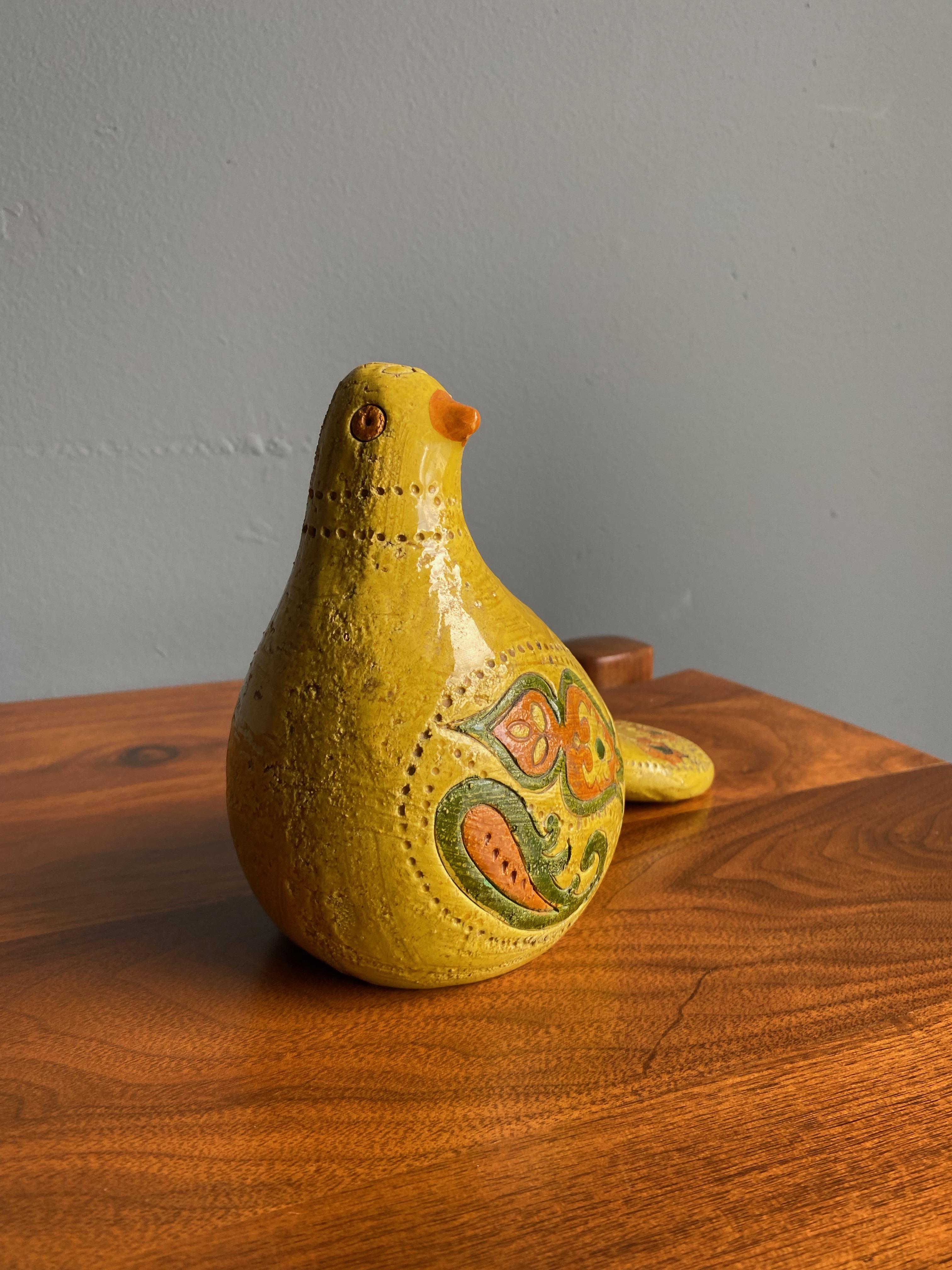 Bitossi Ceramic Bird Sculpture for Raymor, circa 1960 3