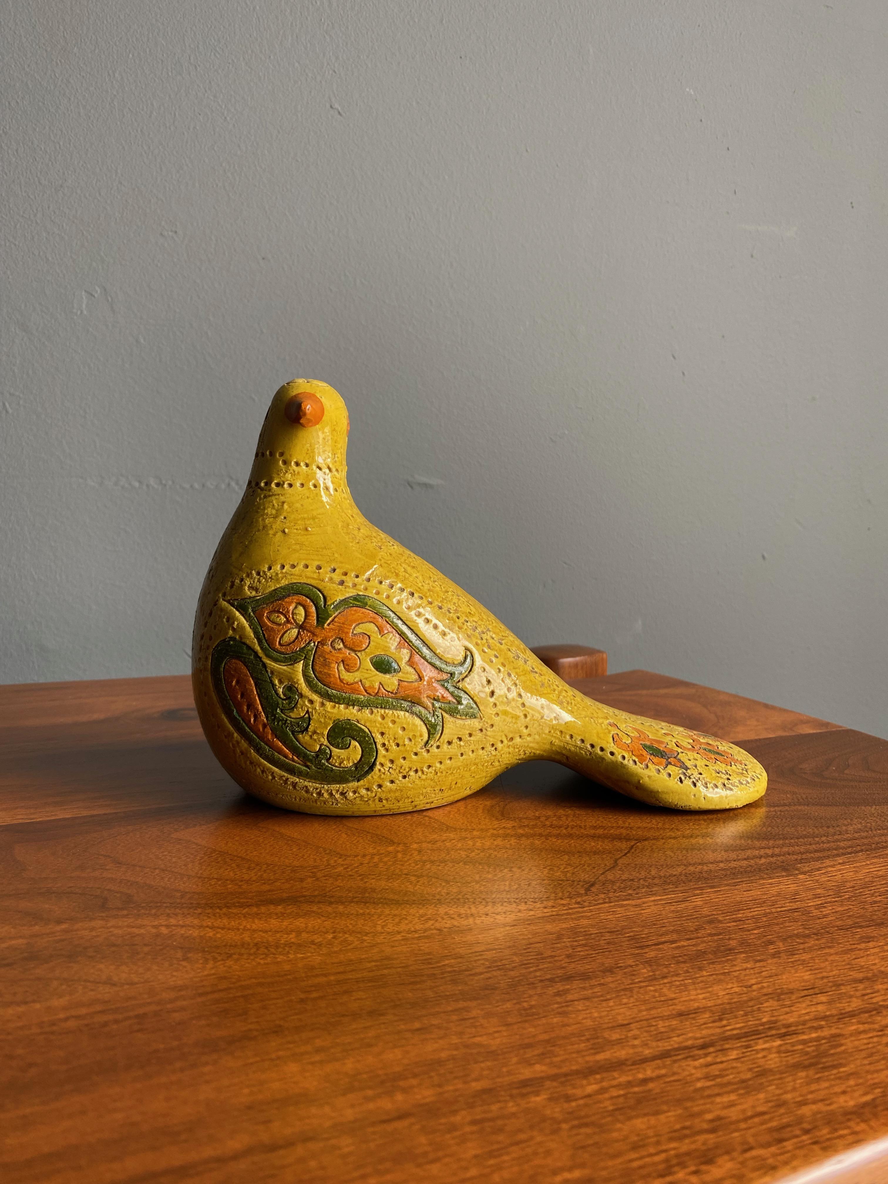 Bitossi Ceramic Bird Sculpture for Raymor, circa 1960 4