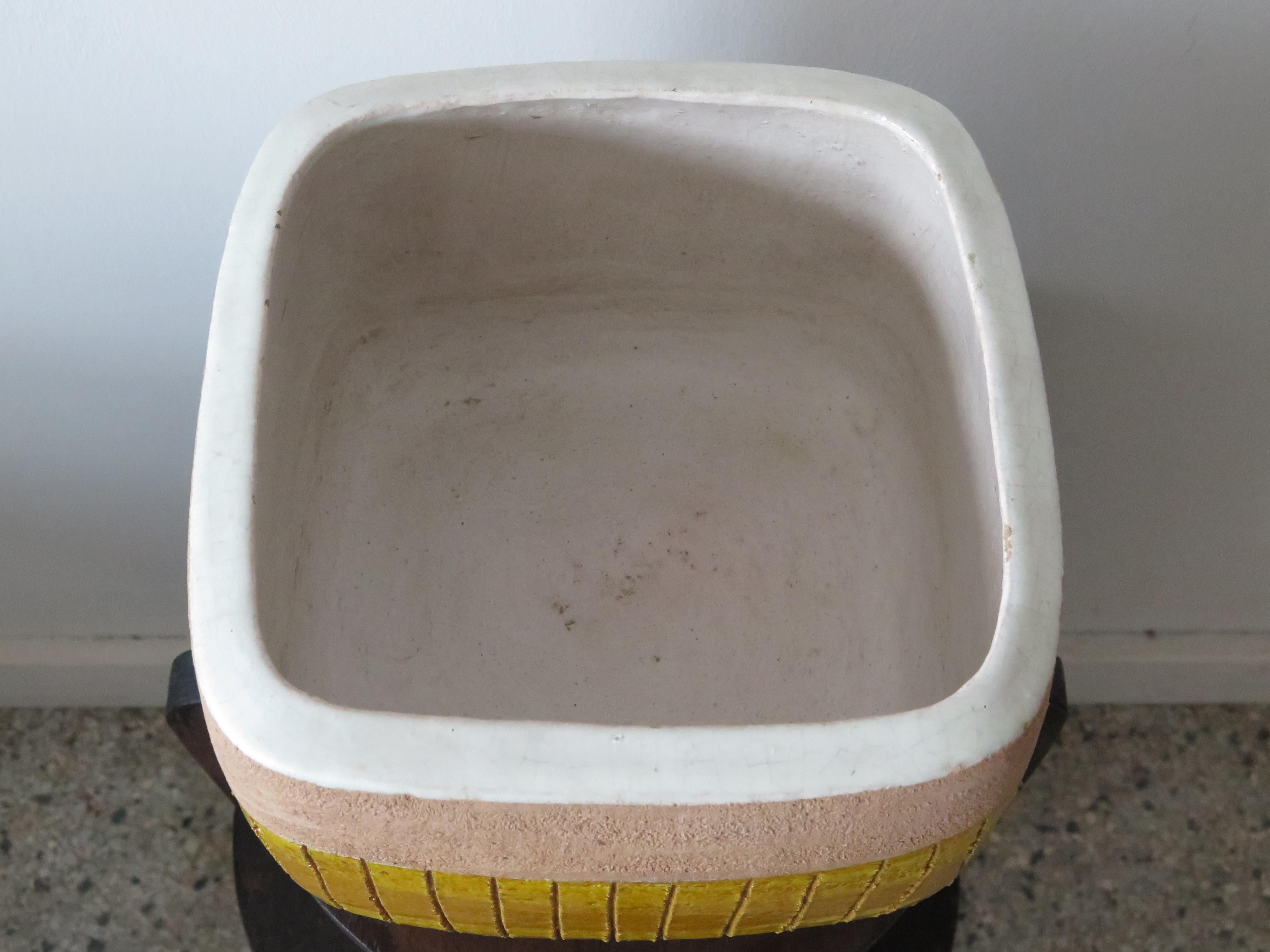 Italian Ceramic Bowl Ca' 1960's For Sale 1