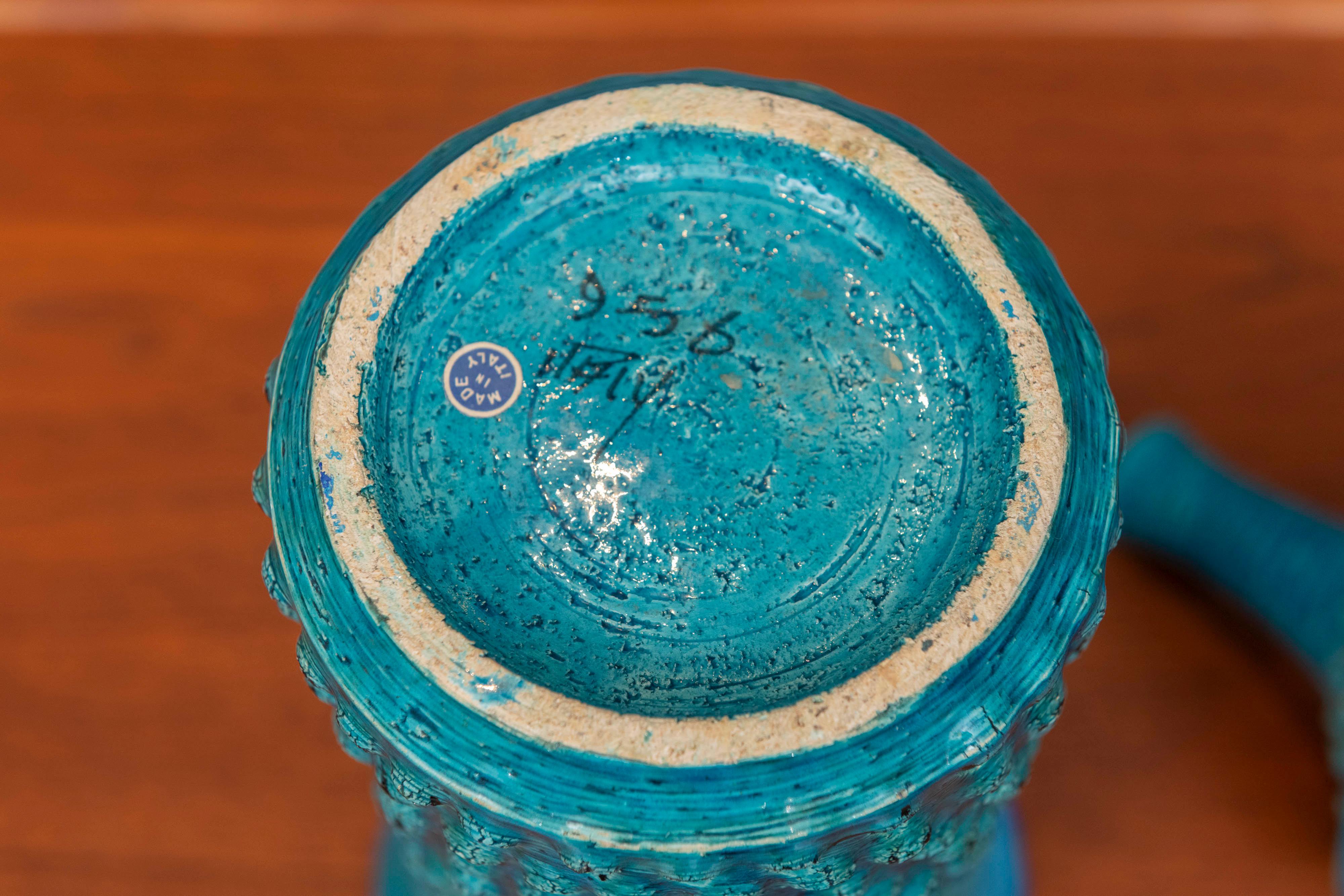 Vase couvert en céramique Bitossi, Italie en vente 1