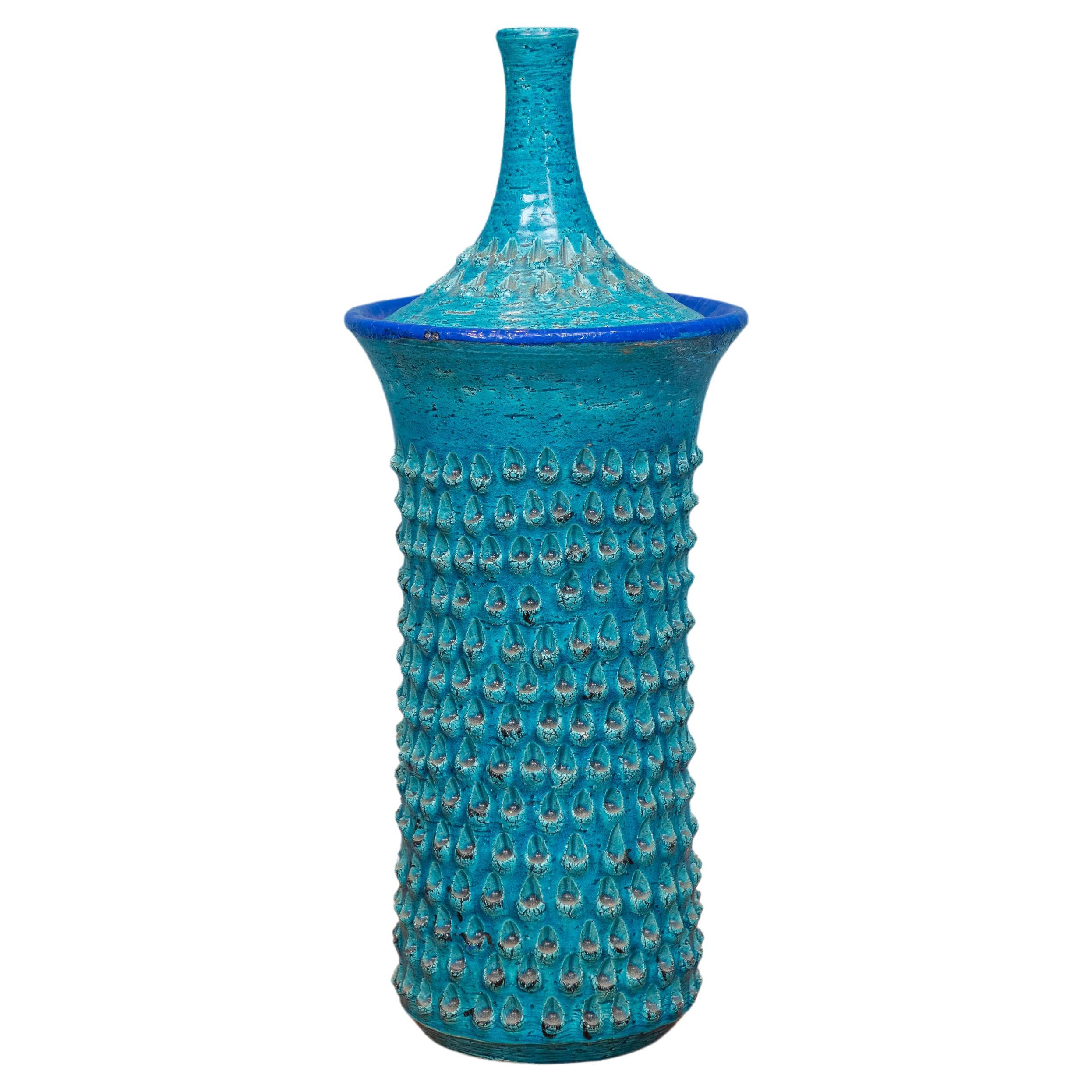 Vase couvert en céramique Bitossi, Italie en vente