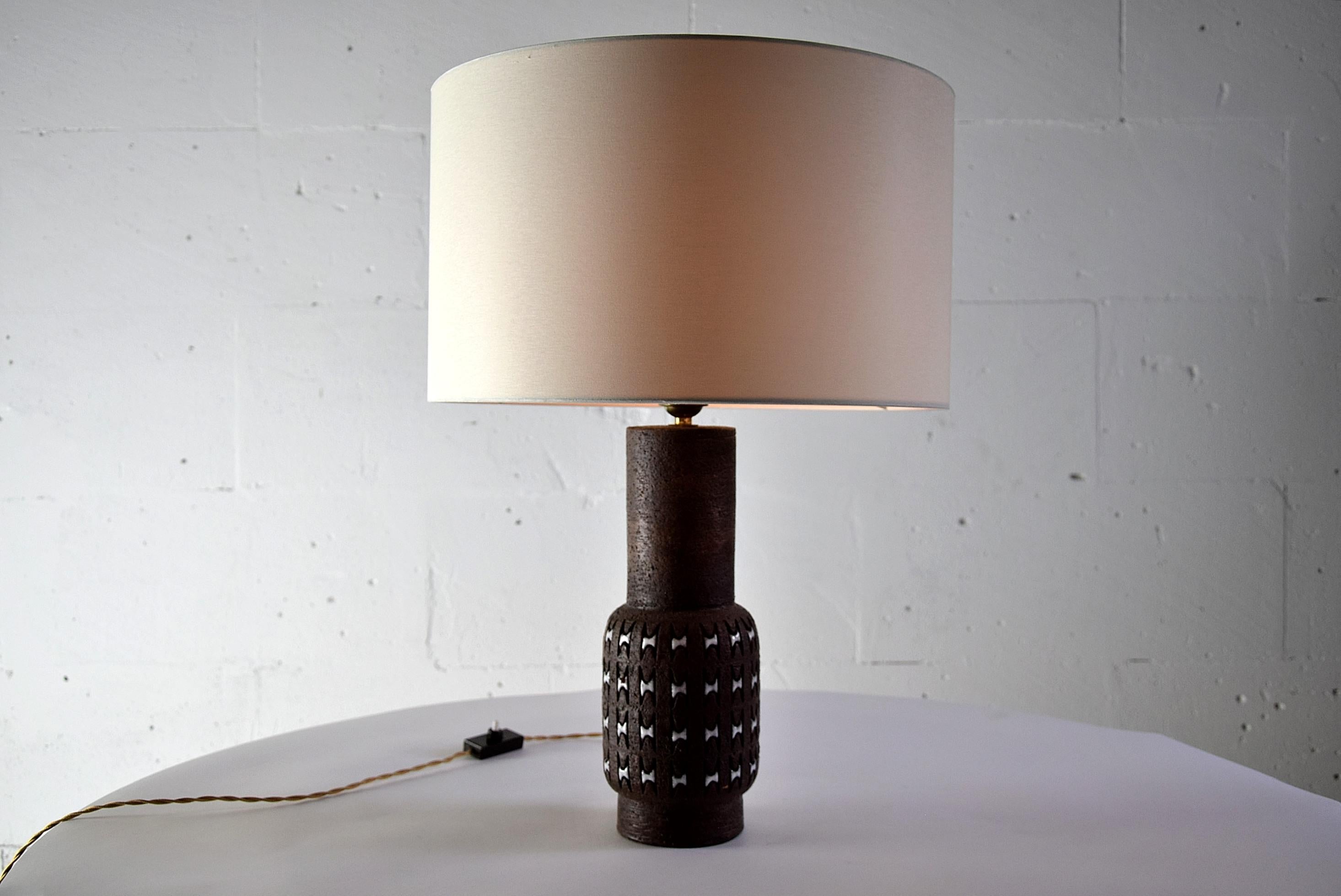 Bitossi Ceramic Mid-Century Modern Table Lamp by Aldo Londi 3