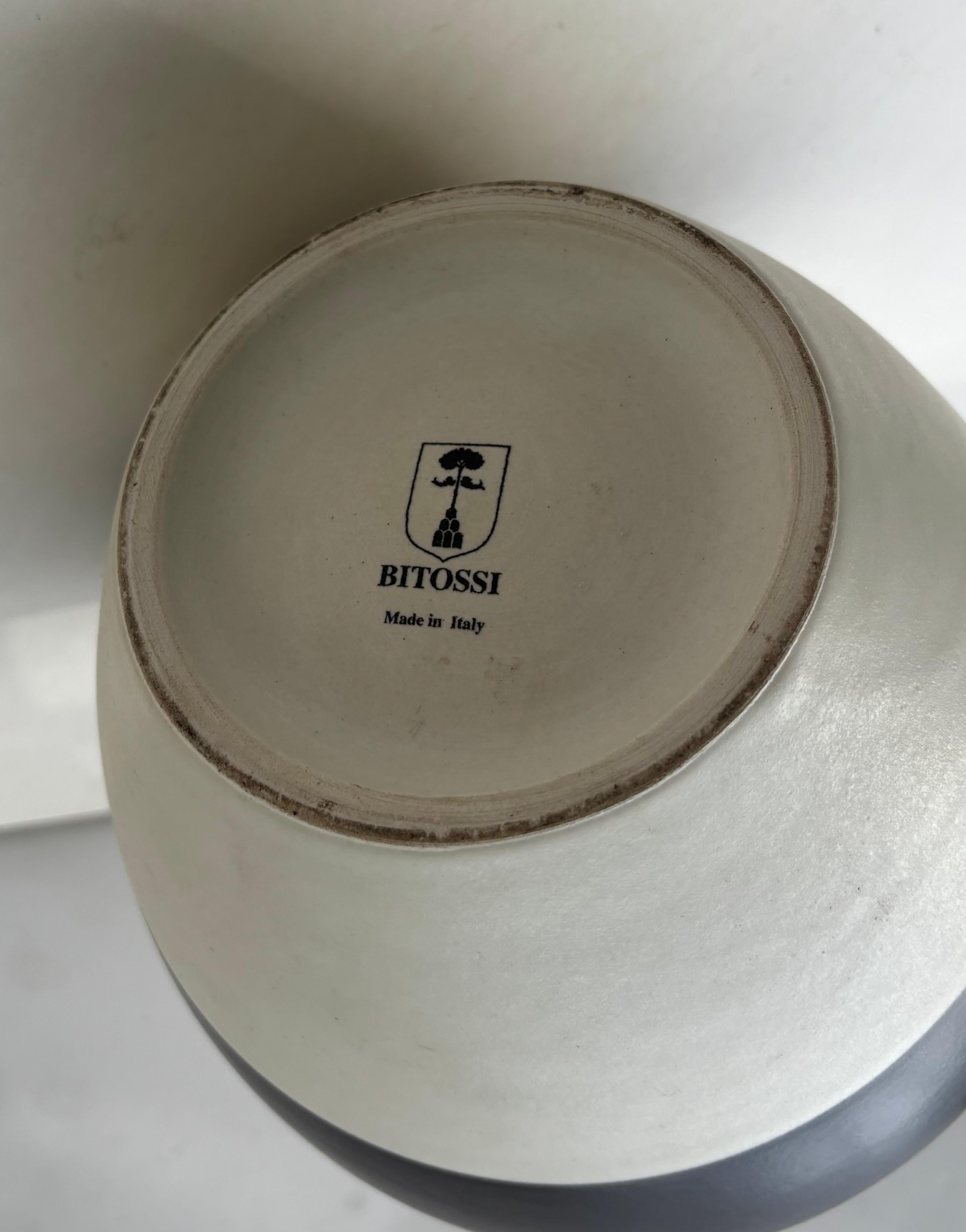 italien Vase / récipient en céramique / poterie Bitossi conçu par Cinzia Bitossi . en vente