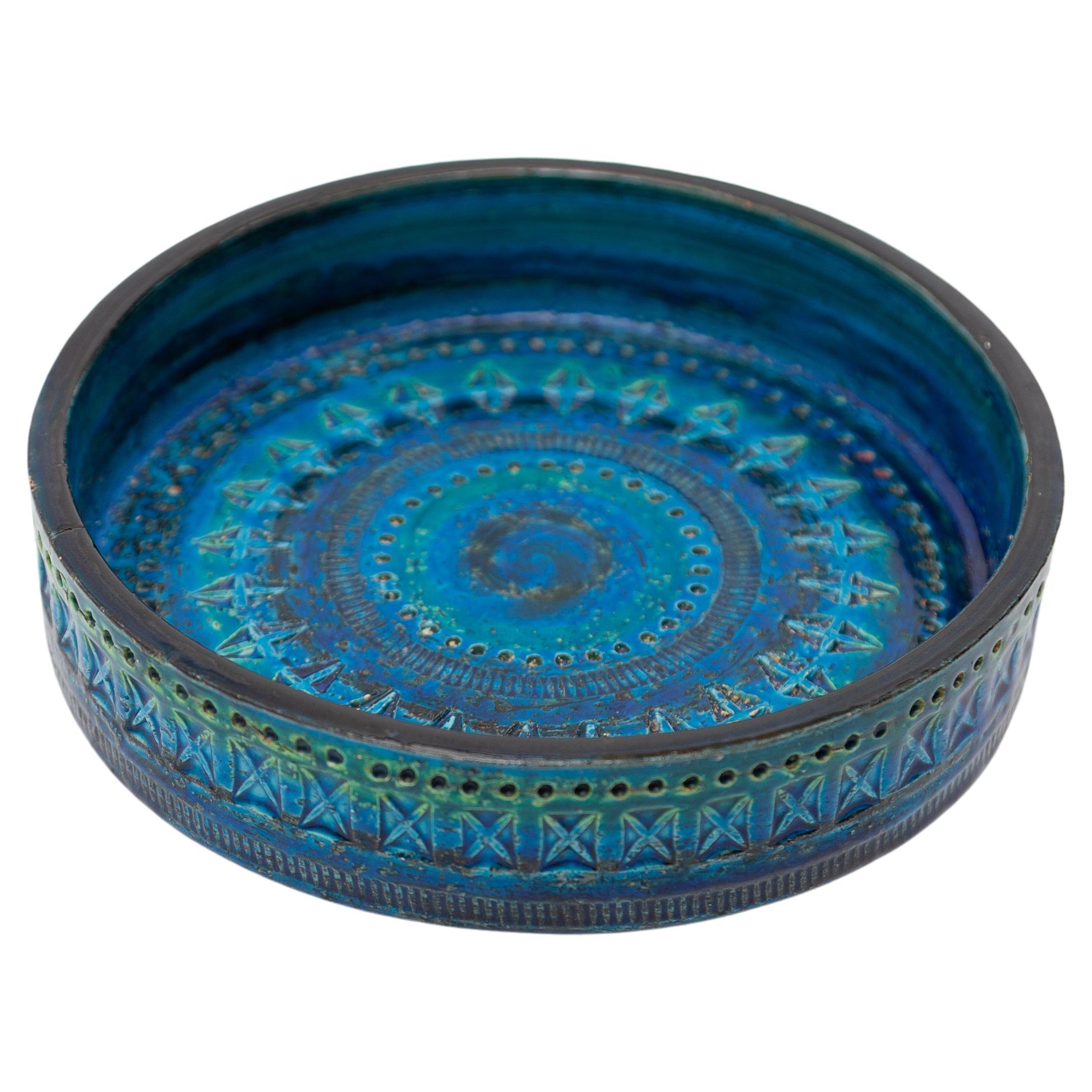 Bitossi Ceramic Rimini Blue Designed by Aldo Londi, Italy