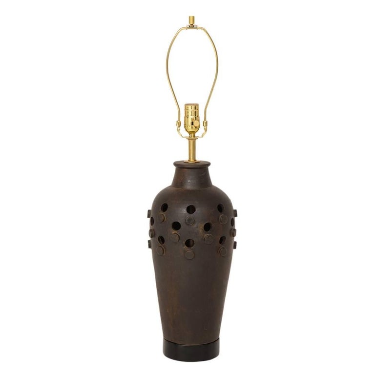 Bitossi Ceramic Table Lamp Matte Glaze Discs Cutouts ...
