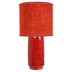 Bitossi Ceramic Table Lamp with New Custom Made Lampshade