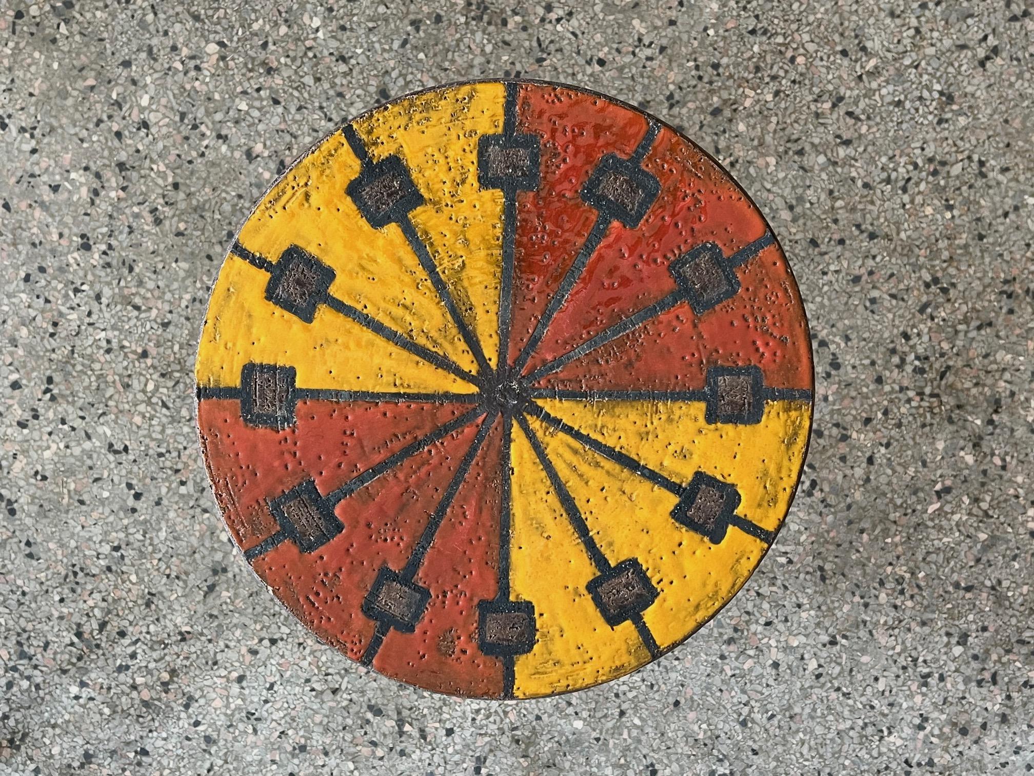 Bitossi Ceramic Top Side Table 2