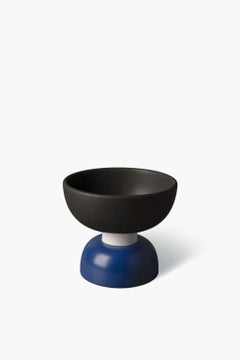 Bitossi Ceramiche Alzata Centerpiece, Blue by Ettore Sottsass