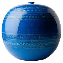 Bitossi Ceramiche Ball Shaped Vase by Aldo Londi