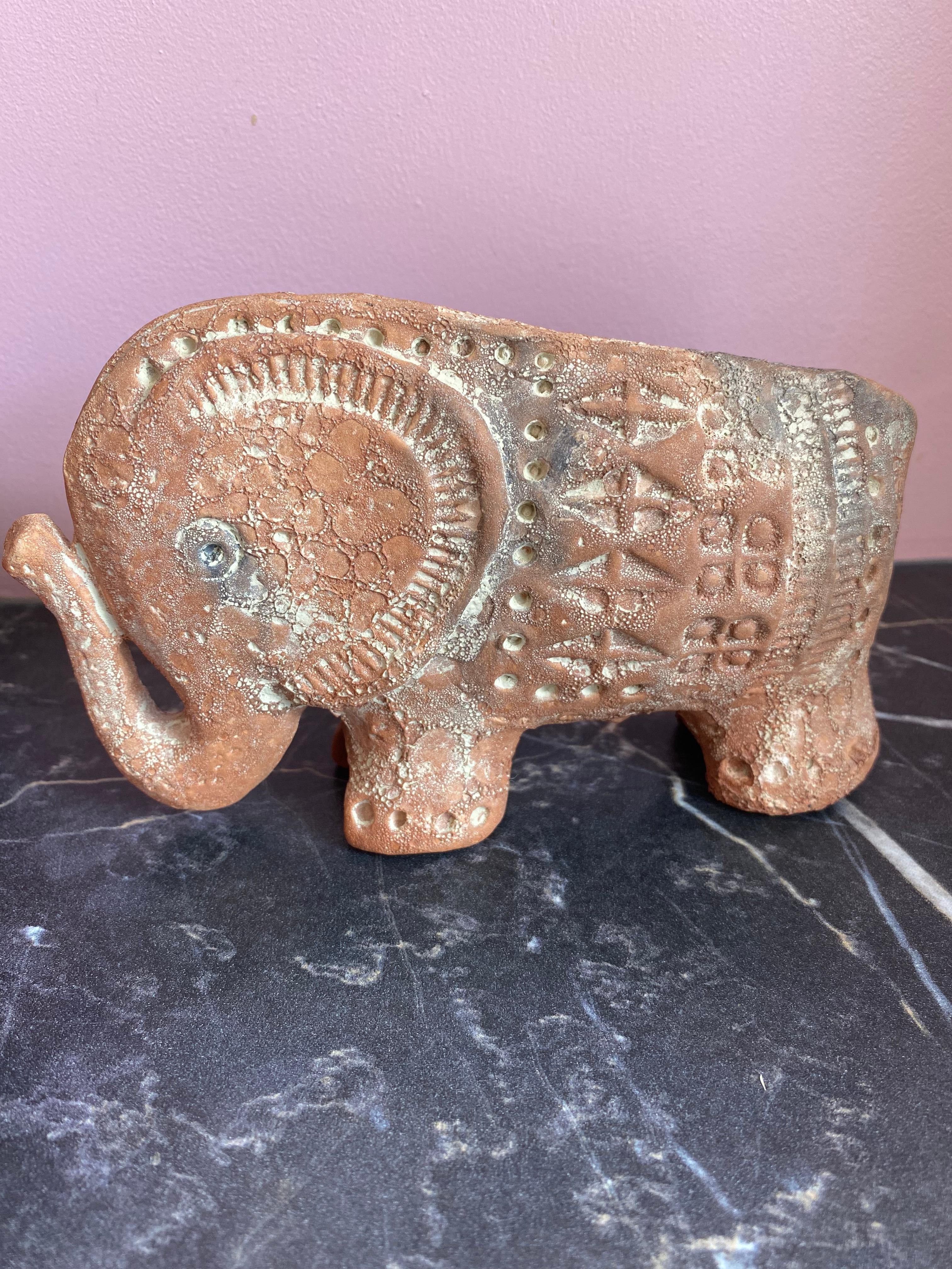 Elefante Bitossi de Aldo Londi Moderno de mediados de siglo en venta