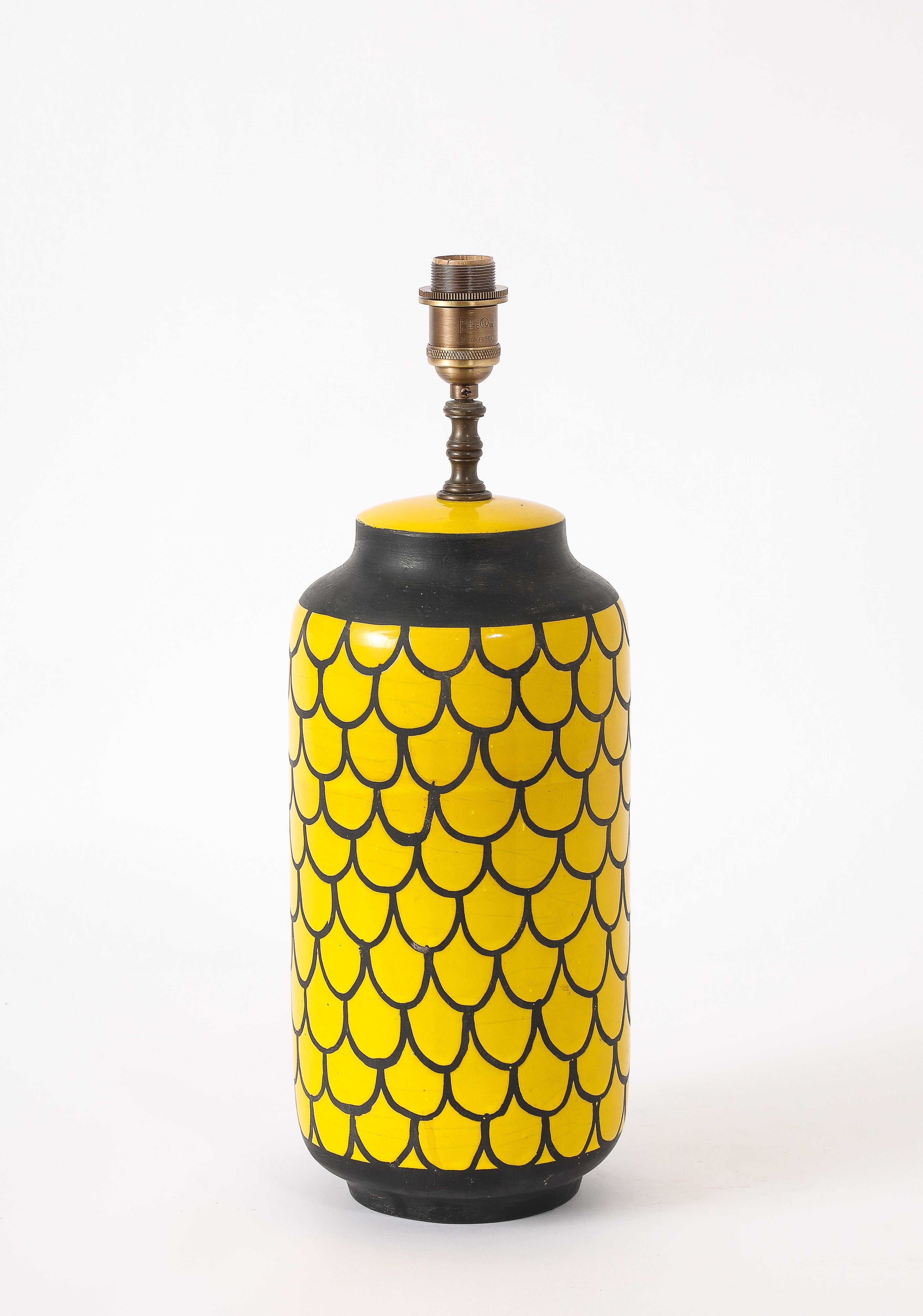 Bitossi Fish Scales Lamp, Italy 1960's For Sale 2