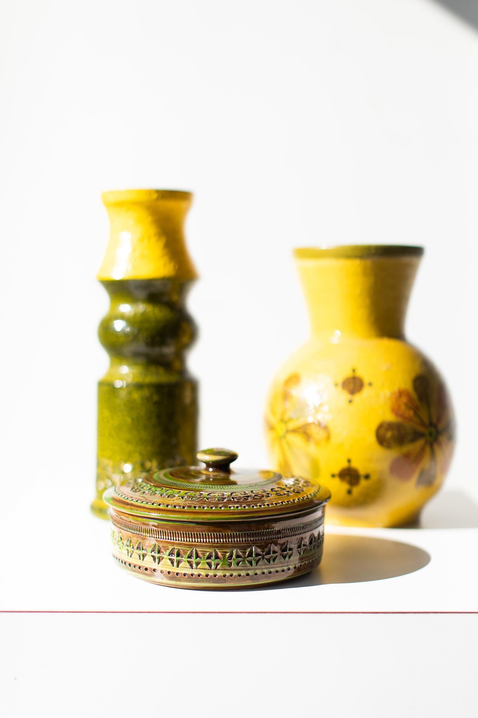 Mid-Century Modern Vase à fleurs Bitossi pour Rosenthal Netter en vente