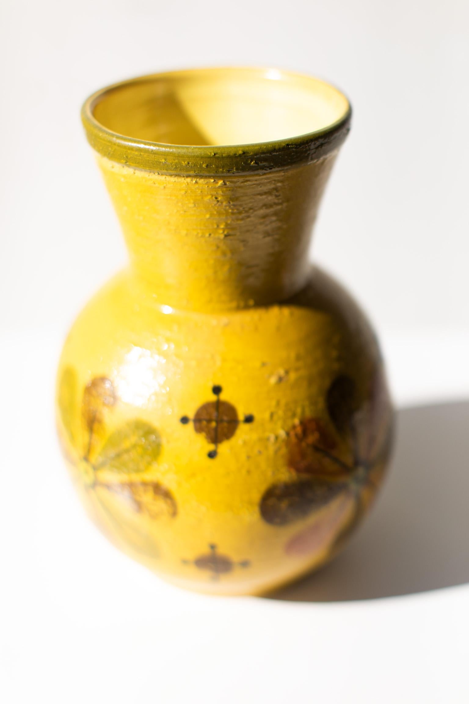 Milieu du XXe siècle Vase à fleurs Bitossi pour Rosenthal Netter en vente
