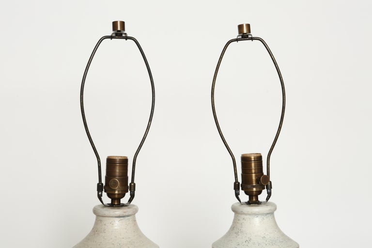 Mid-20th Century Bitossi for Bergboms Table Lamps, a Pair For Sale
