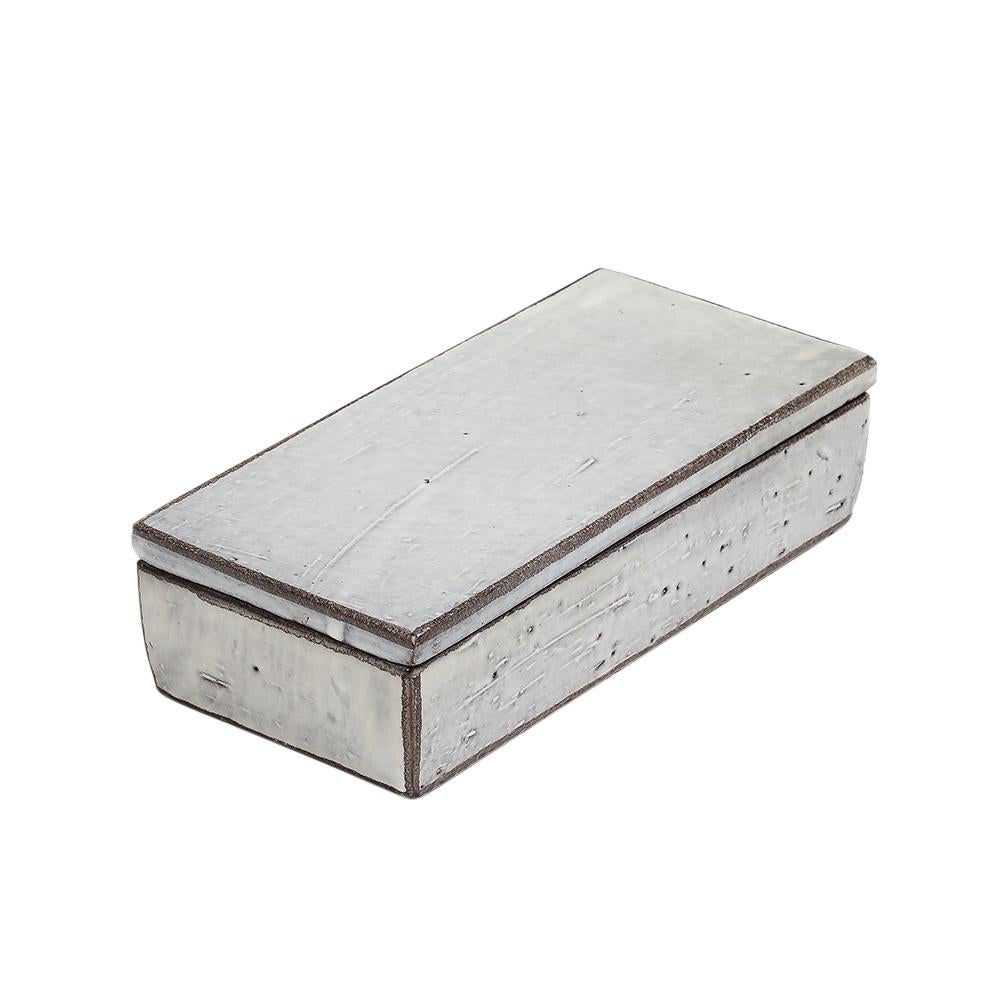 Bitossi for Gump's Box, Ceramic, Gray, Signed For Sale 2