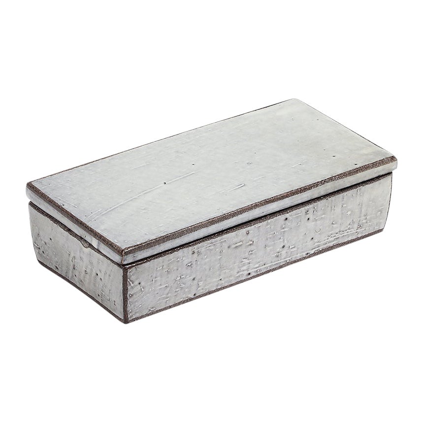 Bitossi für Gump's Box, Keramik, grau, signiert