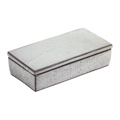 Bitossi für Gump's Box, Keramik, grau, signiert