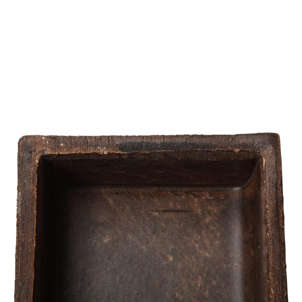 Boîte Bitossi pour Raymor:: céramique:: blanc:: noir et marron:: signée en vente 4