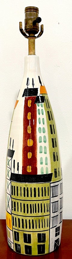 Bitossi, for Raymor 'Cityscape' Lamp, Italy, C. 1960s