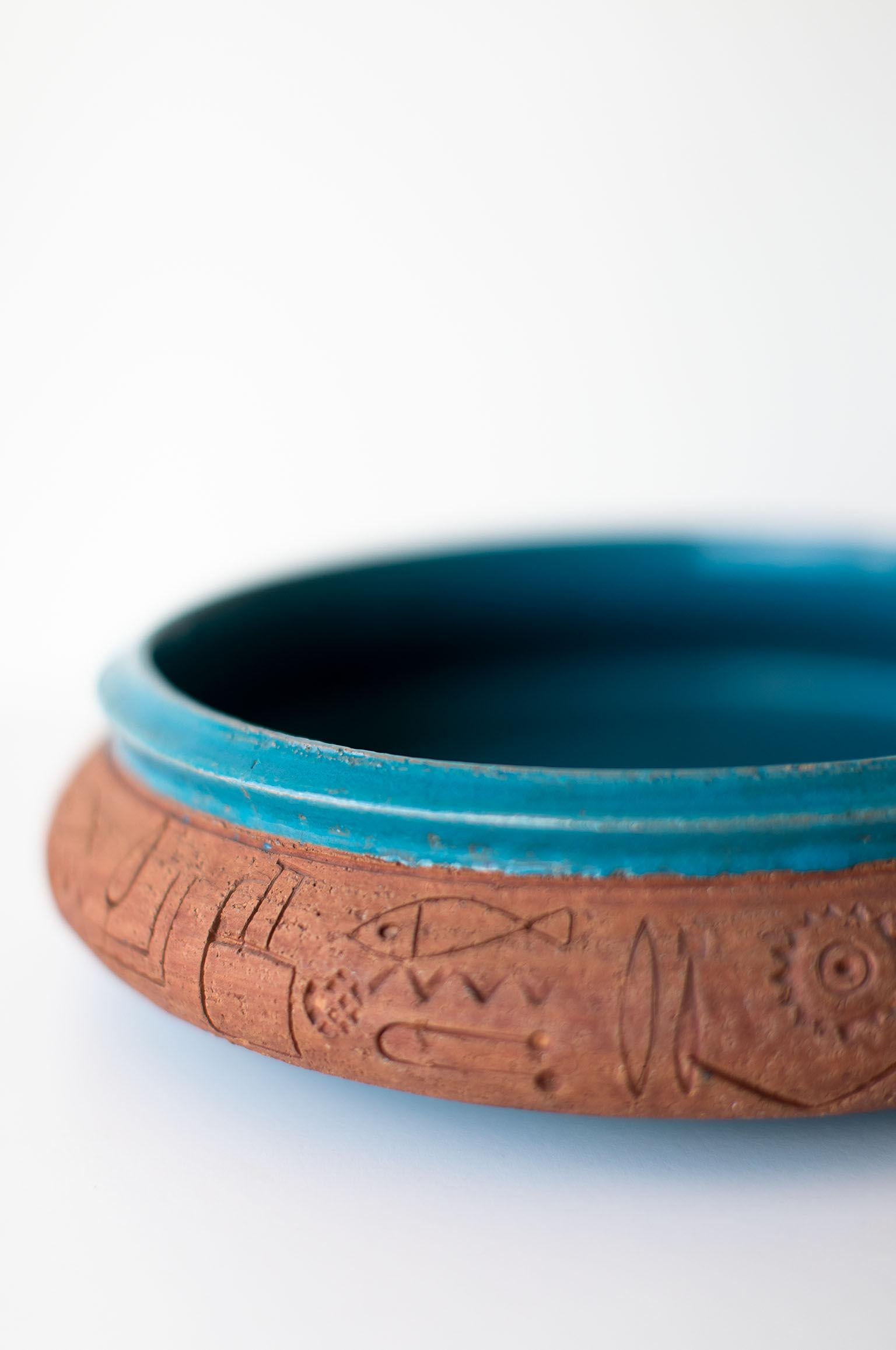 Bitossi für Raymor, Schale aus italienischer Keramik (Töpferwaren) im Angebot