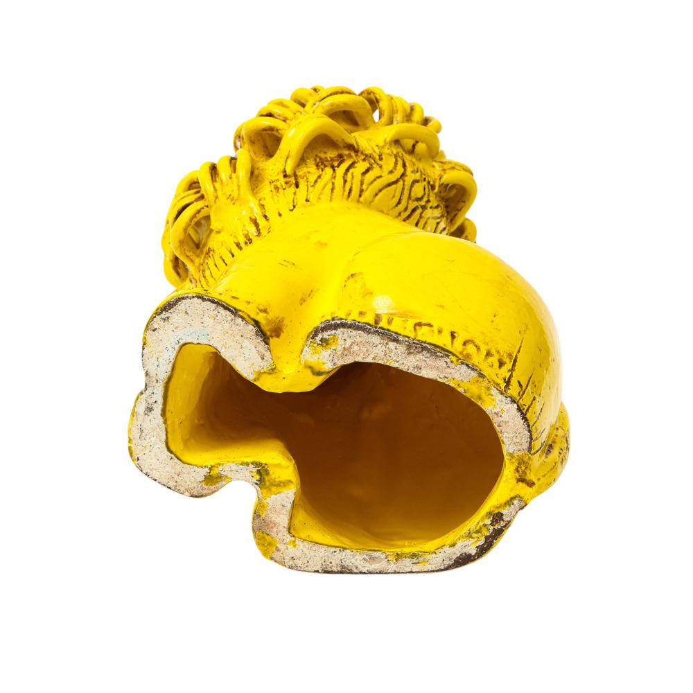 Bitossi für Raymor Löwe, Keramik, gelb, signiert im Angebot 9