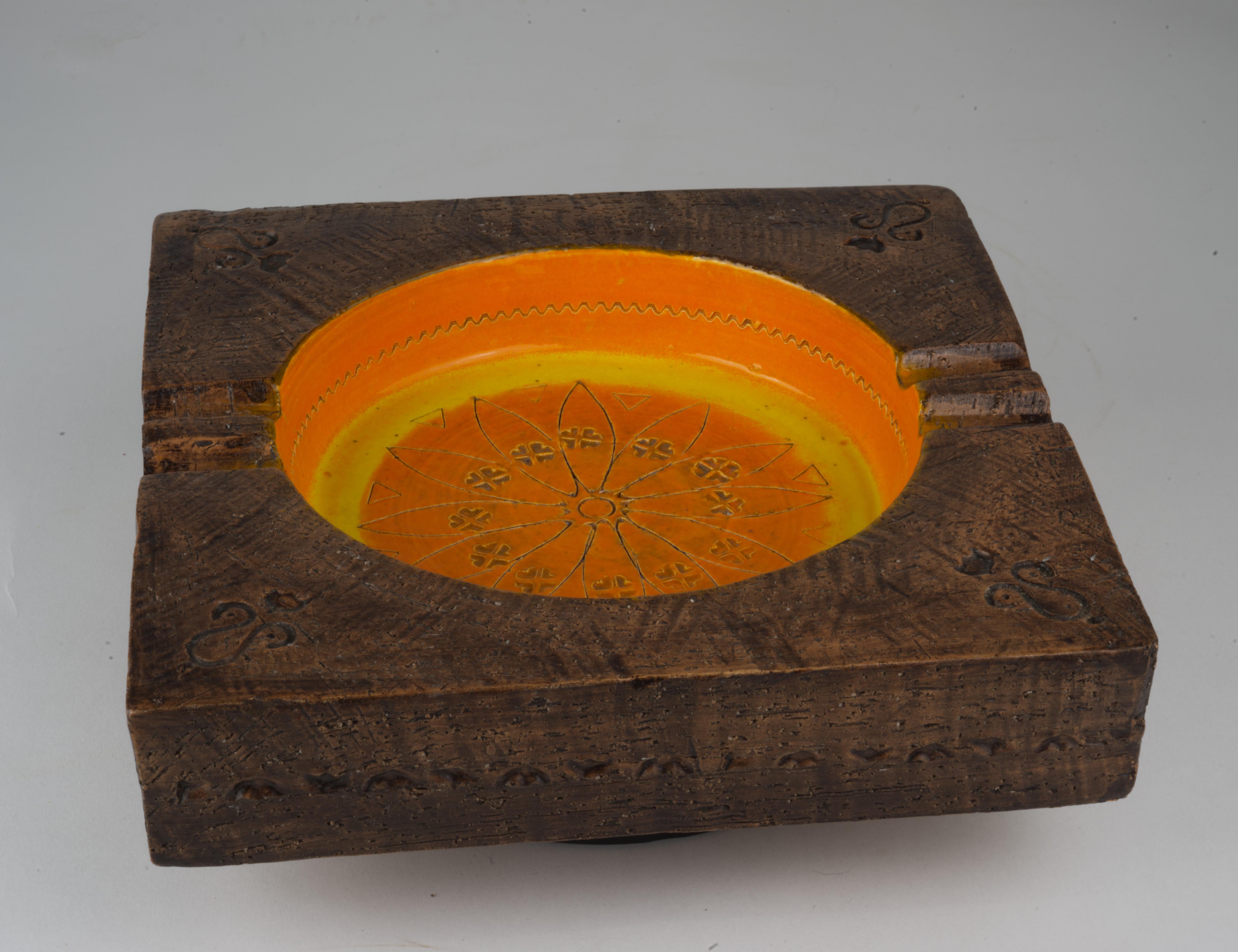 Italiano Bitossi per Rosenthal Netter Posacenere in ceramica Catch All in vendita