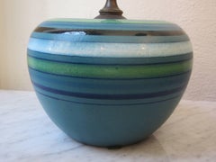 Bitossi for Rosenthal Netter Ceramic "Fascie Colorate" Table Lamp