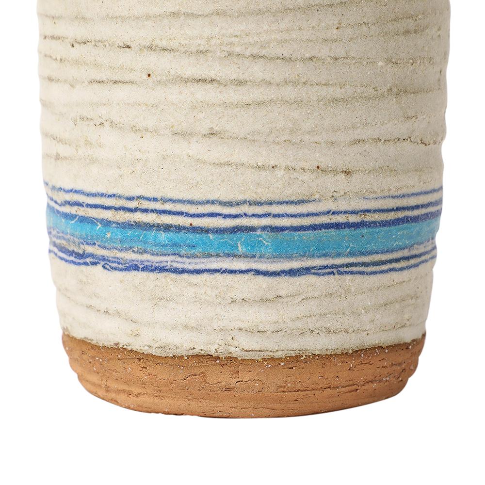 Bitossi for Rosenthal Netter Pietra Vase, Ceramic, Blue, White For Sale 5