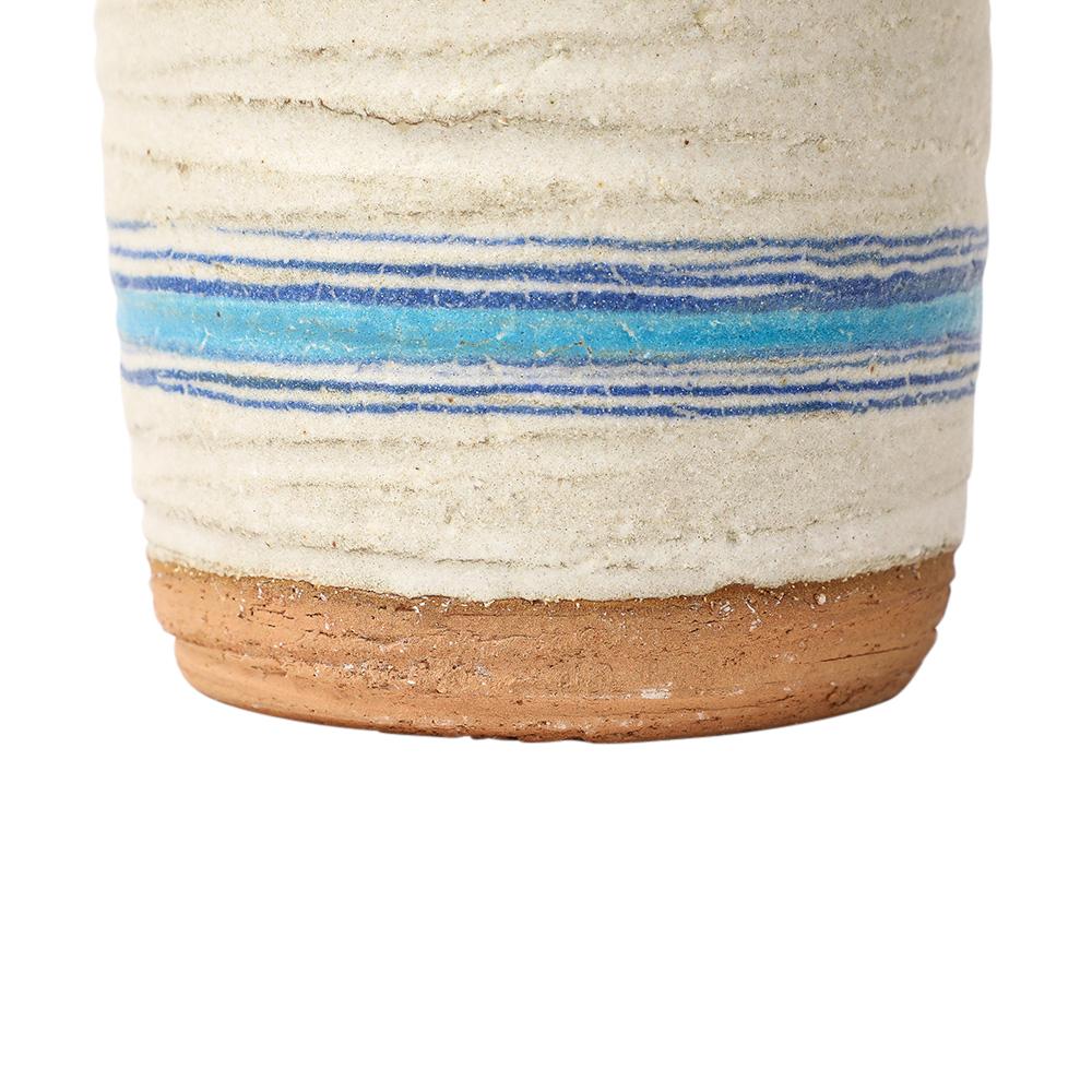 Bitossi for Rosenthal Netter Pietra Vase, Ceramic, Blue, White For Sale 2