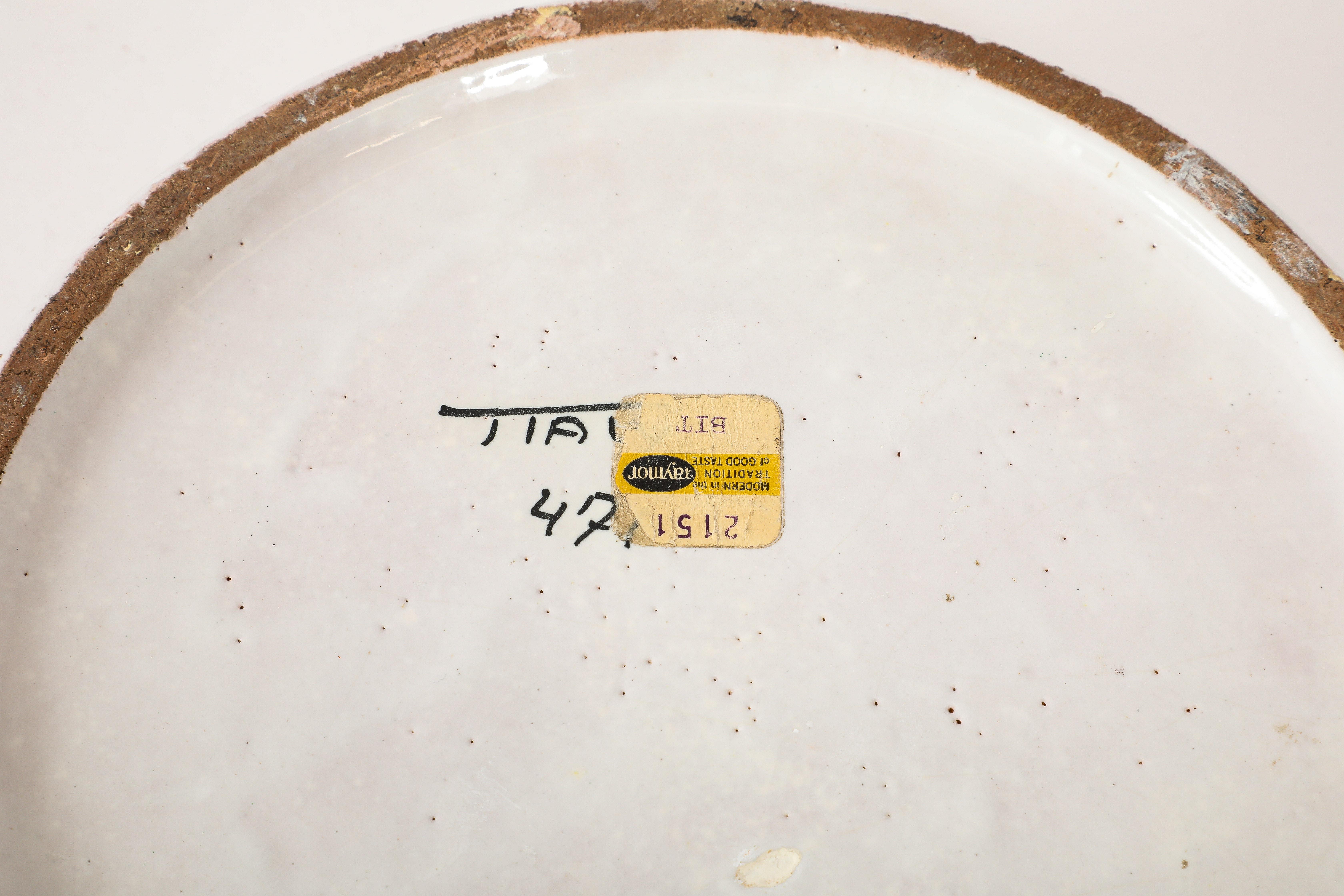 Mid-Century Modern Bitossi Fritte Bowl, Italy 1960's For Sale