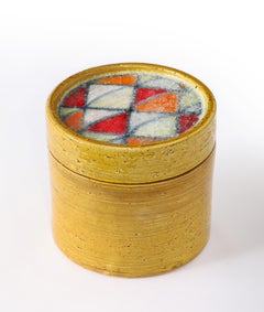 Bitossi “Fritte” Ceramic Box, Italy 1960's