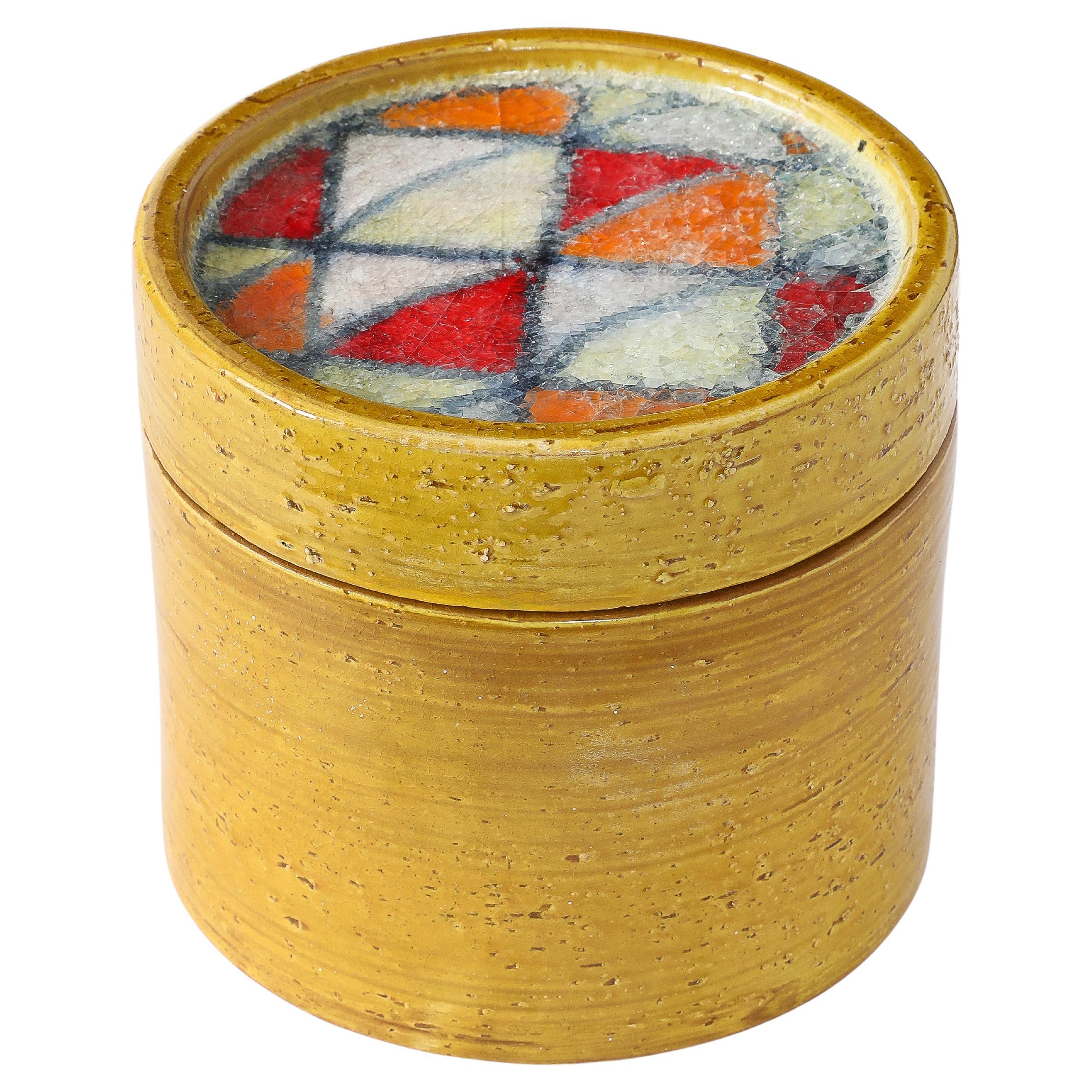 Bitossi “Fritte” Ceramic Box, Italy 1960's