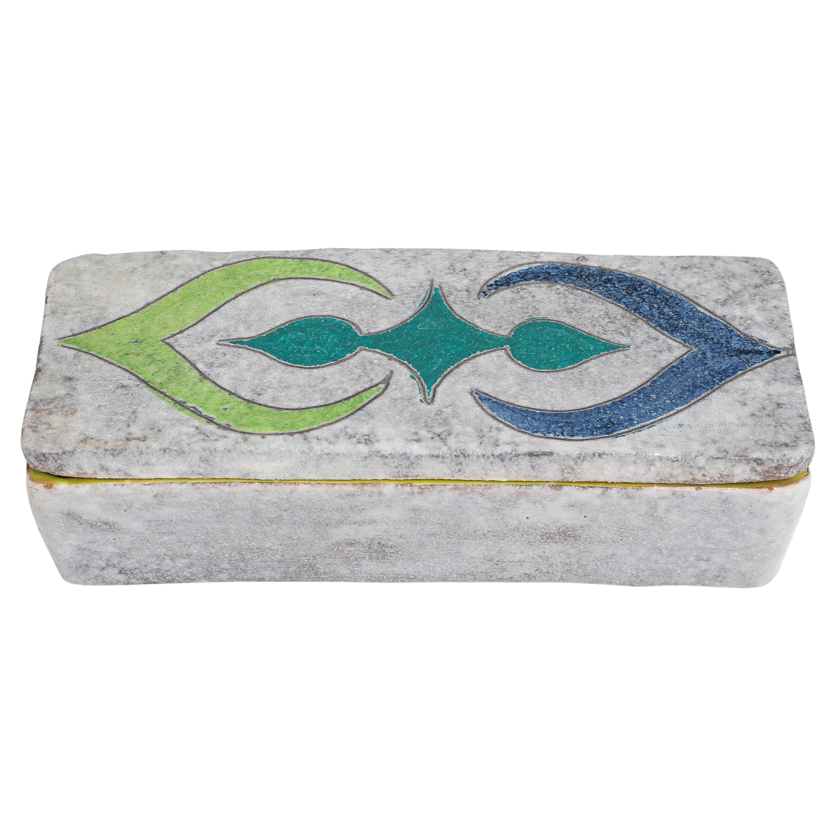 Bitossi Graphic Pattered Ceramic Box