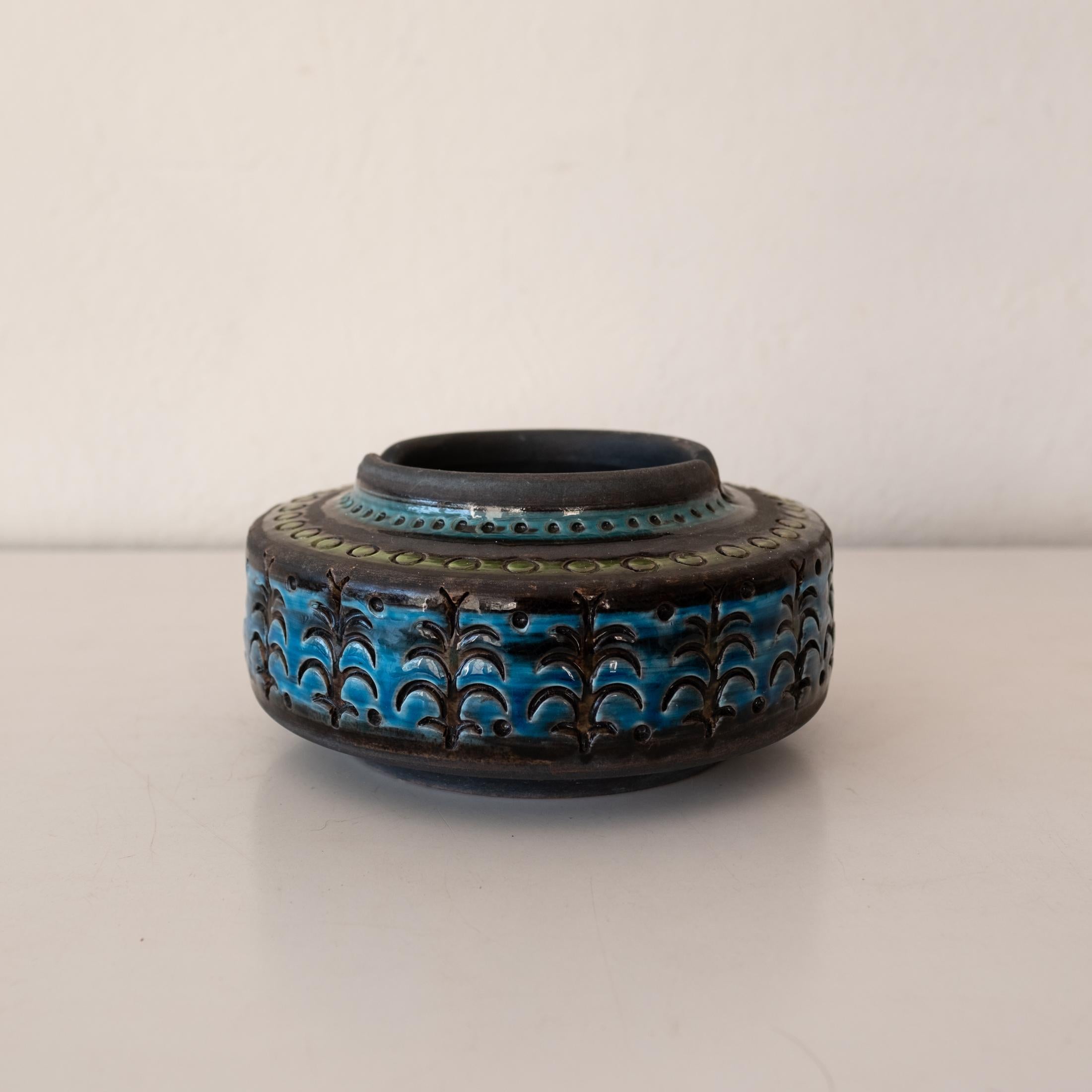 Mid-20th Century Bitossi Italian Ceramic Ashtray or Catch All For Sale