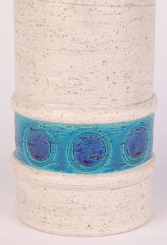 Bitossi Italian Mid-Century Art Pottery Textured Lamp Base