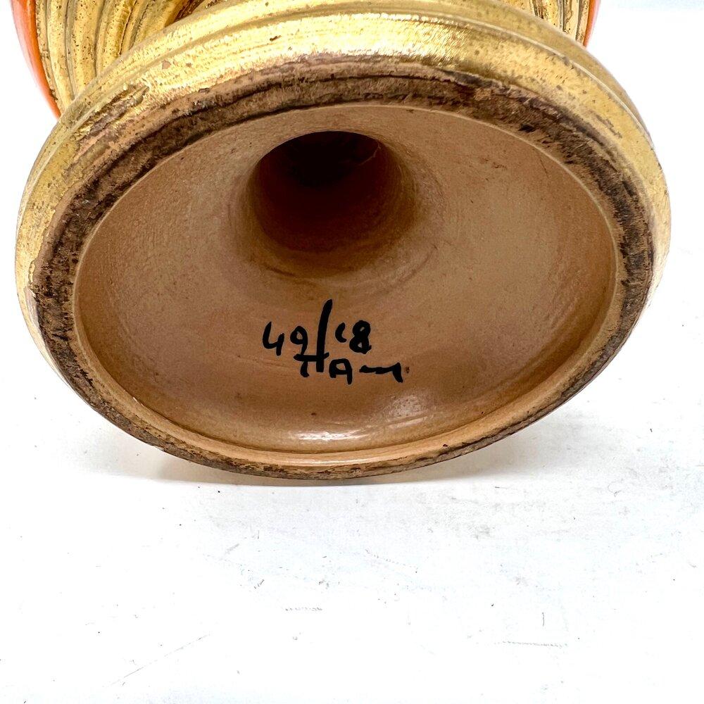 20th Century Bitossi Italian Pottery Goblet by Aldo Londi