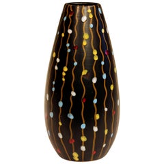 Bitossi Italian Pottery Raymor Vase Vintage 1950s Early V Mark Londi Ceramic