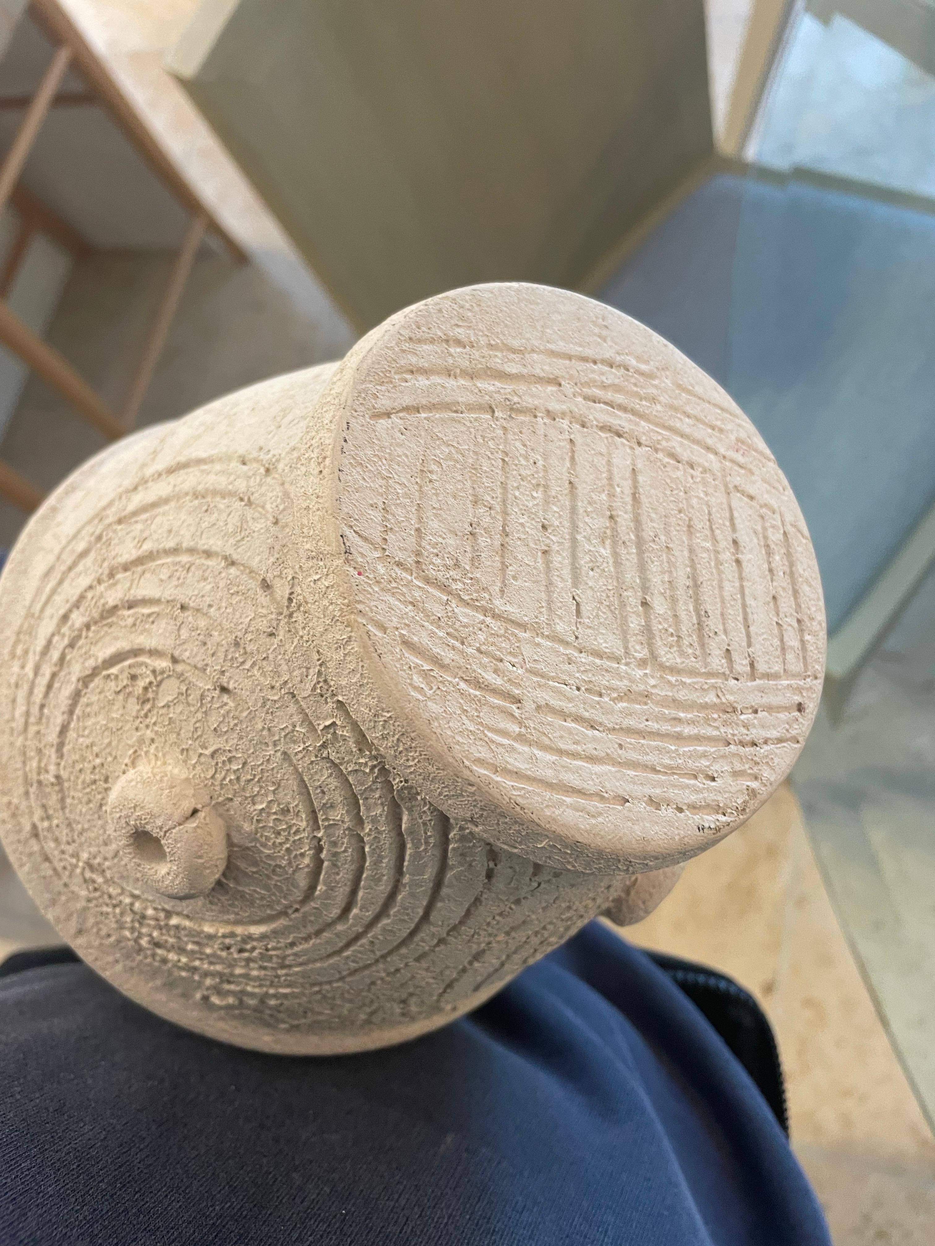 Escultura de pez de terracota italiana Bitossi en venta 1