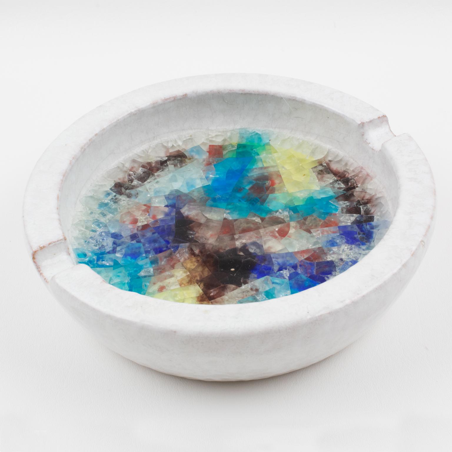 mosaic ashtray