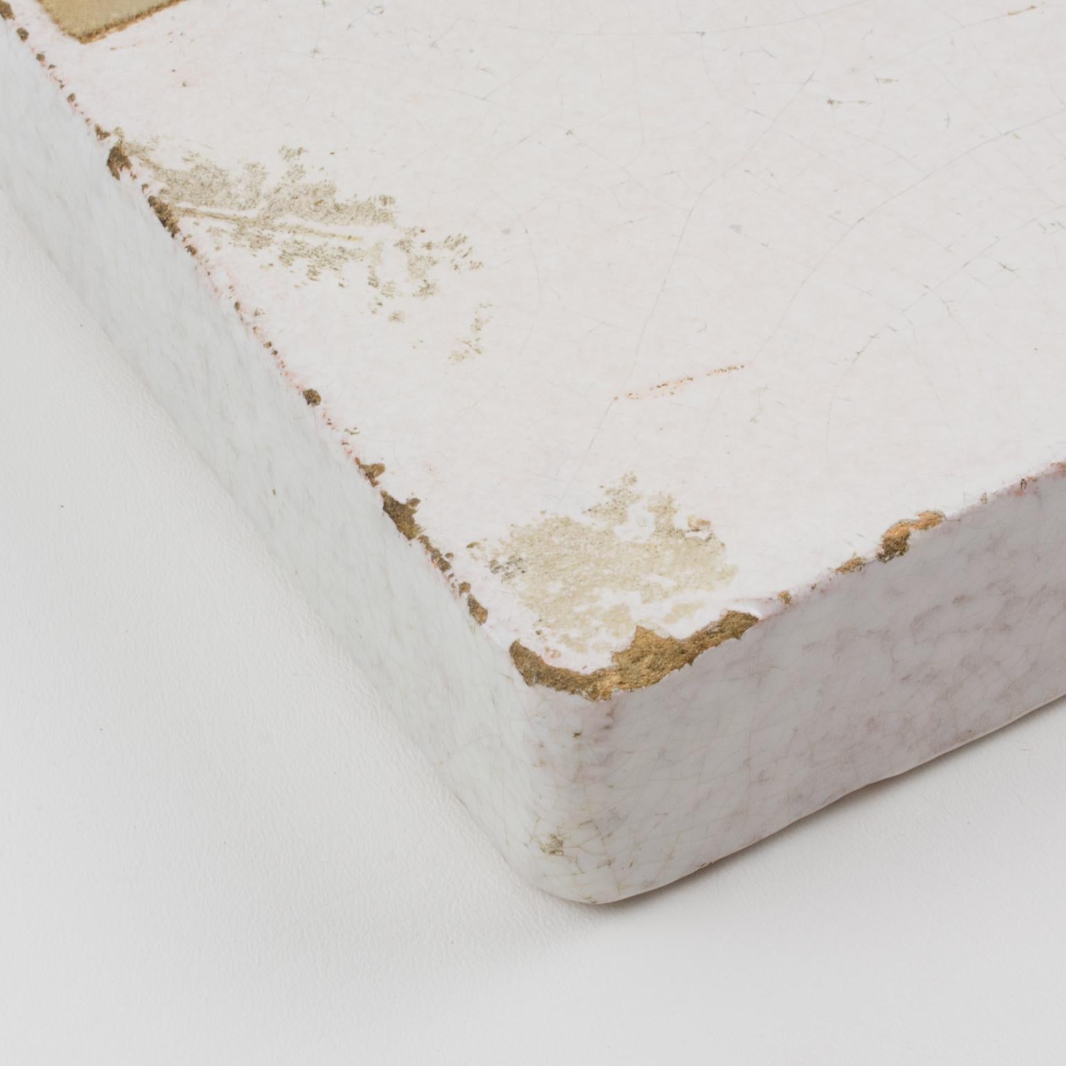 Bitossi Italia Cerámica y Vidrio Mosaico Centro de Mesa Bol Catchall en venta 7