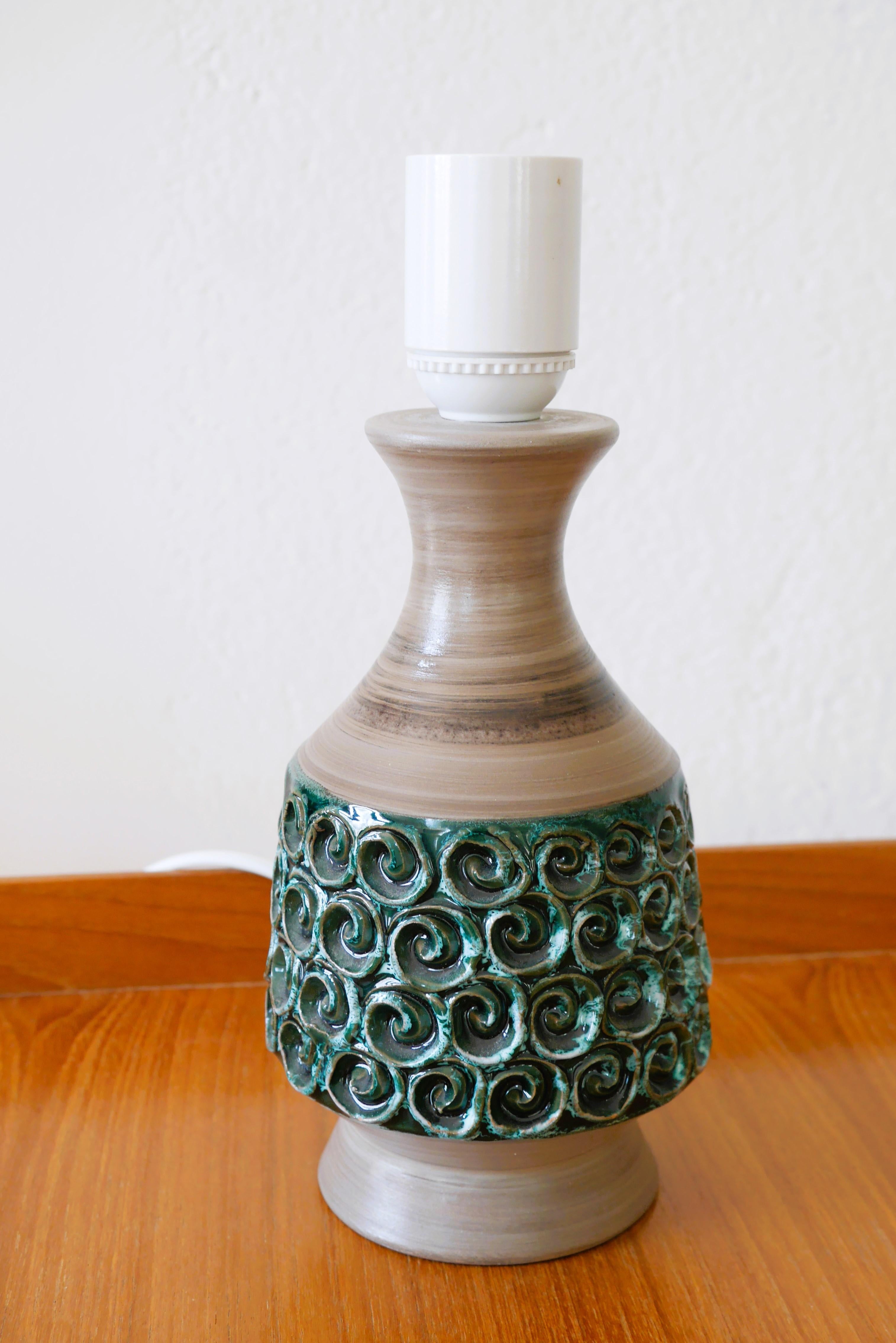 Ceramic Bitossi Lamp Base  For Sale